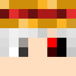 Minha skin com a roupa do macaco luffy kkk