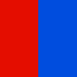 blue and red