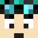 DANTDM blue hair