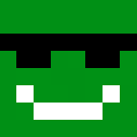 Green dude with glasses