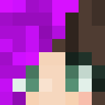 tumblr girl with purple short hair