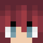 red hair w black plaid