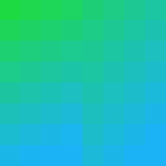 green and blue